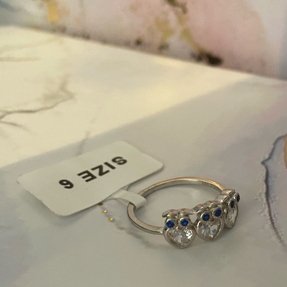 🍭2/$40🌟 NWT Sterling Silver 🦉Owl Trio Ring, Charmed Aroma, Size 6 - Picture 4 of 10